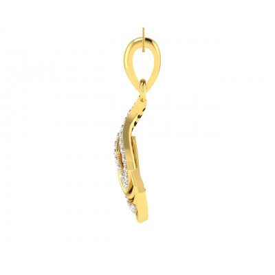 Caylin Diamond Pendant in Gold